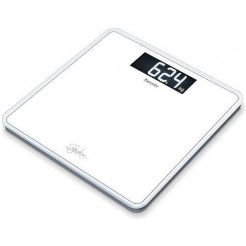 Beurer GS 400 SignatureLine Glass Bathroom Scale - White