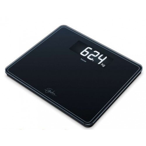 Beurer GS 410 SignatureLine Glass Bathroom Scale - Black