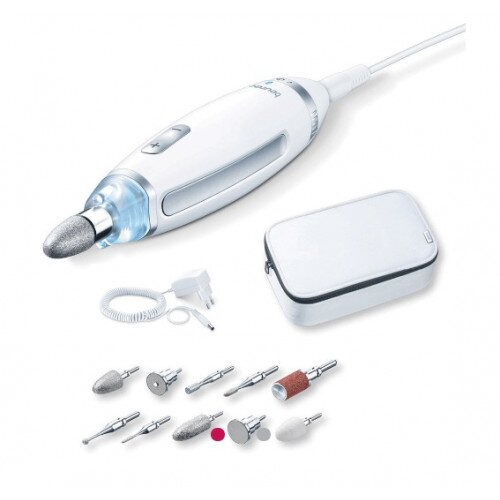 Beurer MP62, 24-Piece Professional Nail Drill for Manicure/Pedicure Kits