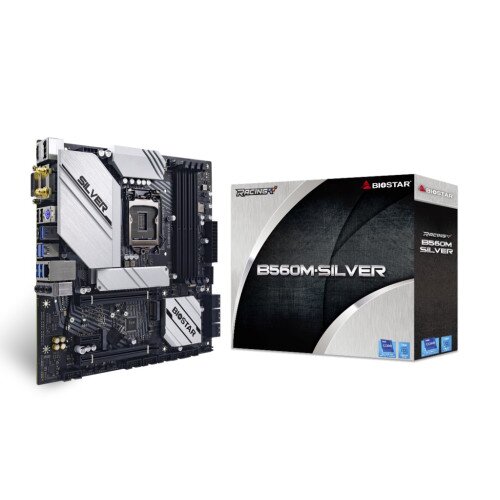 BIOSTAR B560M-SILVER Gaming Motherboard