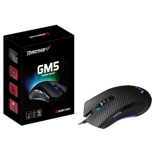 BIOSTAR Racing GM5 Wired Gaming Mouse