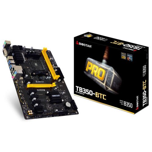 BIOSTAR TB350-BTC Mining Motherboard