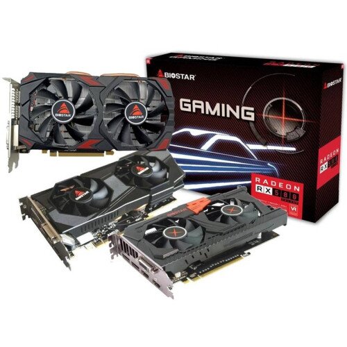 BIOSTAR AMD Radeon RX580 2048SP 8GB GDDR5 Graphics Card