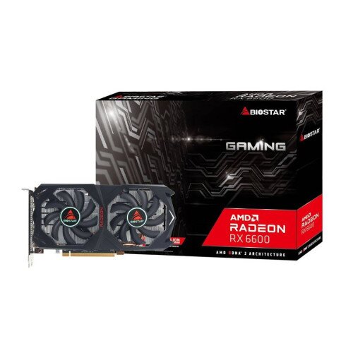BIOSTAR AMD Raderon RX6600 8GB GDDR6 Graphics Card