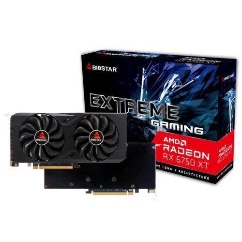 BIOSTAR AMD Radeon RX6750XT VA6756TML9 Graphics Card