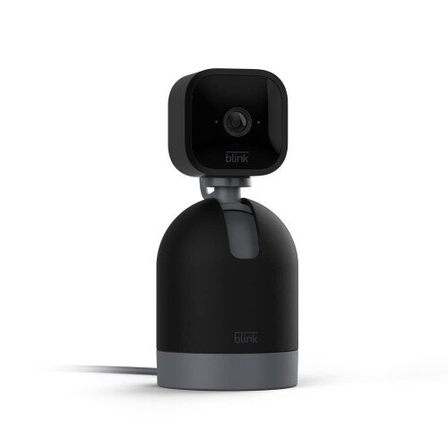 Blink Mini Pan-Tilt Rotating Indoor Plug-in Smart Security Camera - Black