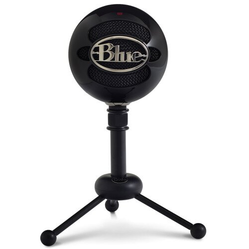 Blue Snowball Classic Studio-Quality USB Microphone - Black