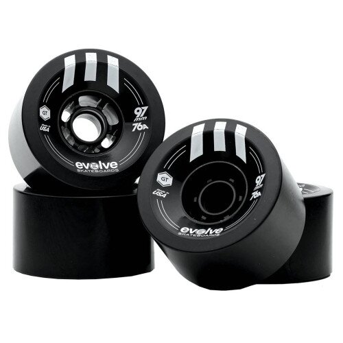 Boosted Evolve Skateboards GTR Series 2 Carbon Street Wheels - Black