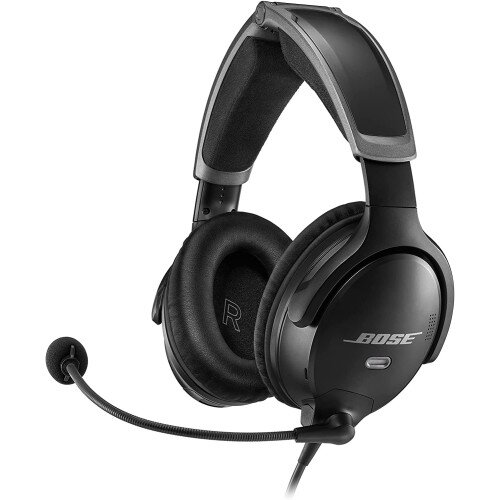 Bose A30 Aviation Headset - No Bluetooth - U174 (Helicopter) Straight Cable