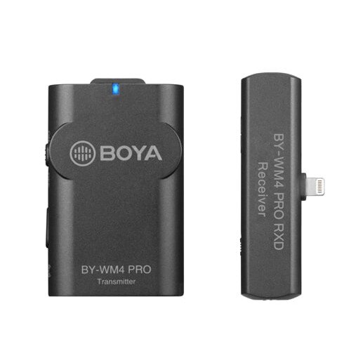 BOYA BY-WM4 PRO-K3 2.4 GHz Wireless Microphone System For iOS Devices