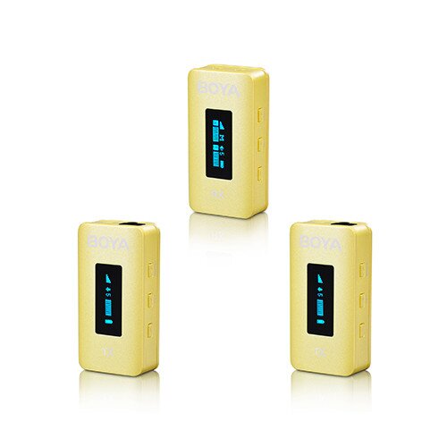 BOYA BY-XM6 K2Y 2.4GHz Ultra-compact Wireless Microphone System Kit