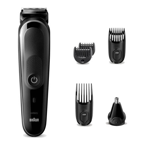 Braun 6-in-1 Styling Kit with 5 Attachments - Black