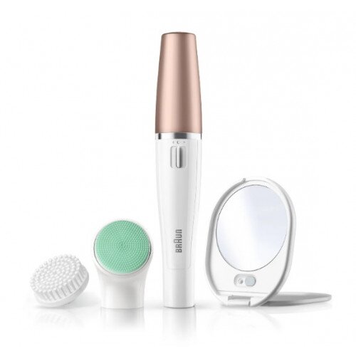 Braun FaceSpa 851V 3-in-1 Facial Epilating Cleansing & Vitalization System
