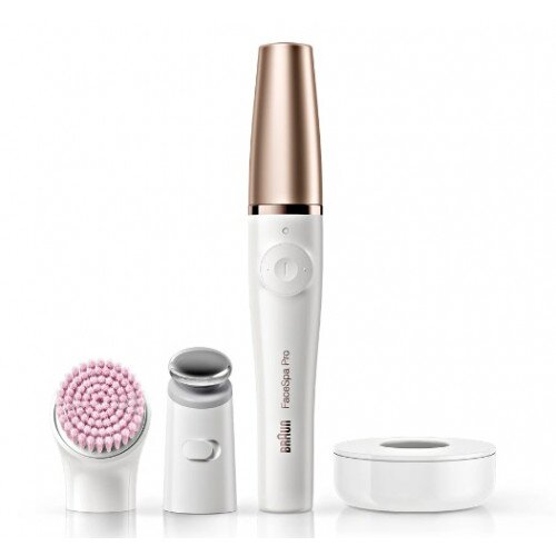 Braun FaceSpa Pro 912 3-in-1 Facial Epilating Cleansing & Skin Toning System