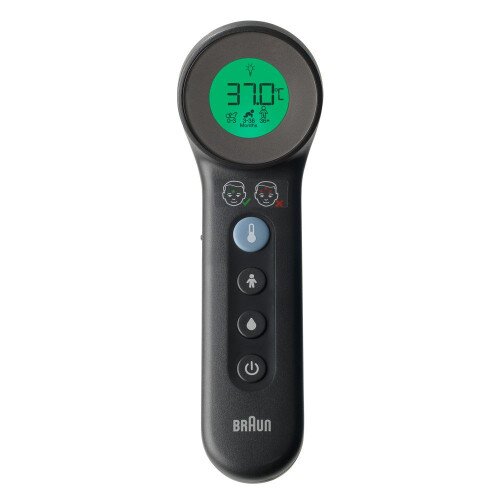 Braun No Touch + Touch Forehead Thermometer with Age Precision - Black