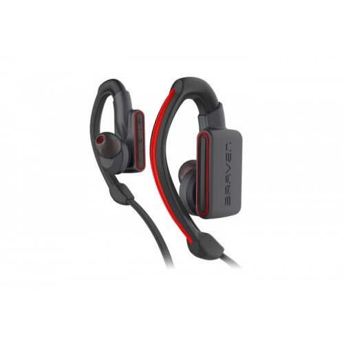 ZAGG Braven Flye Sport Power In-Ear Wireless Headphones - Gray / Red