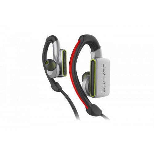 ZAGG Braven Flye Sport Power In-Ear Wireless Headphones - Silver / Green