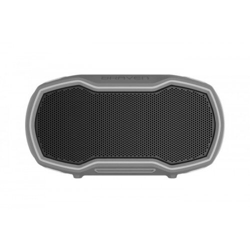 ZAGG Braven Ready Prime Portable Bluetooth Speaker - Gray / Gray / Orange