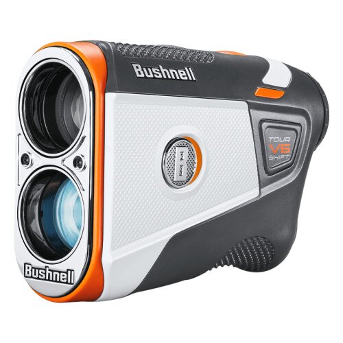 Bushnell Tour V6 Shift Golf Laser Rangefinder - White Orange Gray