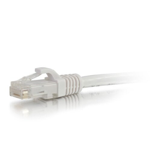 C2G Cat6a Snagless Unshielded (UTP) Ethernet Network Patch Cable - White - 25 FT