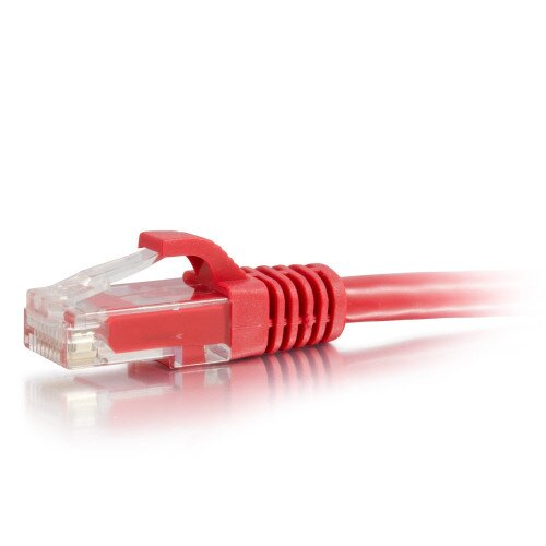 C2G Cat6a Snagless Unshielded (UTP) Ethernet Network Patch Cable - Red - 25 FT