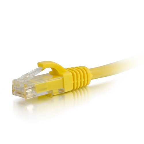 C2G Cat6a Snagless Unshielded (UTP) Ethernet Network Patch Cable - Yellow - 9 FT