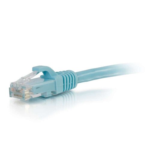 C2G Cat6a Snagless Unshielded (UTP) Ethernet Network Patch Cable - Aqua - 5 FT