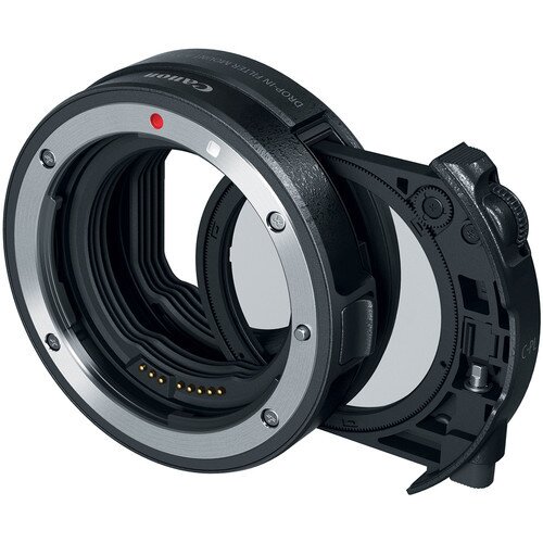 Canon Drop-In Filter Mount Adapter EF-EOS R with Drop-In Circular Polarizing Filter A