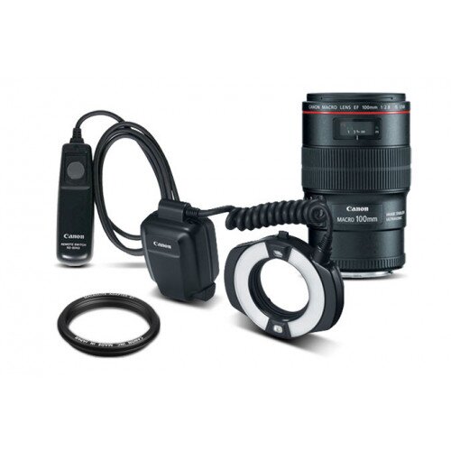 Canon EF 100mm f/2.8L IS USM Macro Photography Flash Bundle