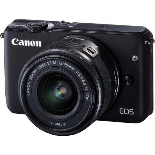 Canon EOS M10 EF-M 15-45mm f/3.5-6.3 IS STM Kit - Black