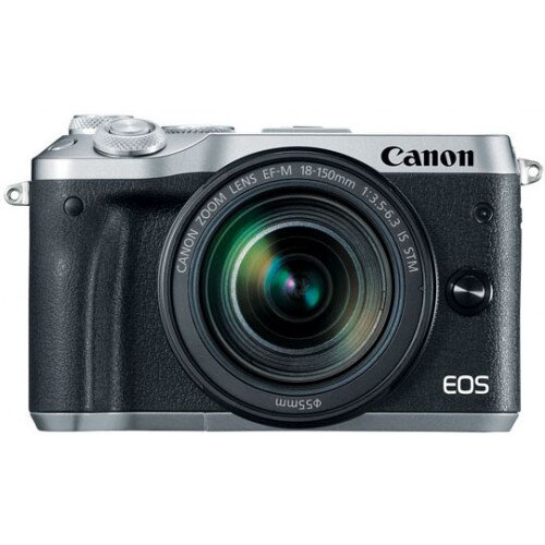 Canon EOS M6 EF-M 18-150mm f/3.5-6.3 IS STM Kit - Silver