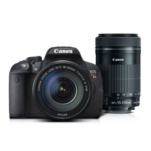 Canon EOS Rebel T5i EF-S 18-135 IS STM Lens Kit with EF-S 55-250mm f/4-5.6 IS STM