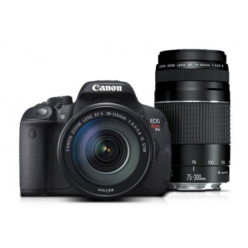 Canon EOS Rebel T5i EF-S 18-135 IS STM Lens Kit with EF 75-300mm f/4-5.6 III
