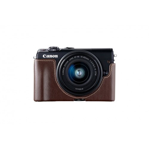 Canon Face Jacket EH-FJ - Dark Brown Leather