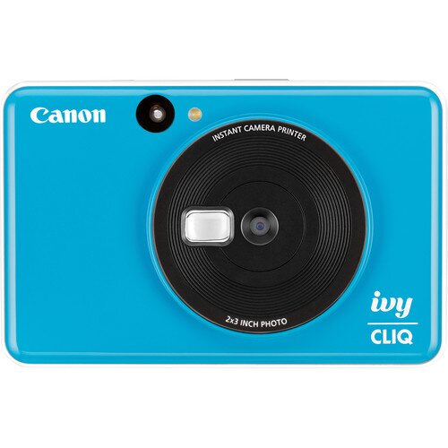 Canon IVY CLIQ Instant Camera & Portable Printer - Seaside Blue