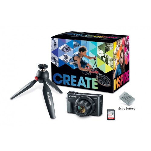 Canon PowerShot G7 X Mark II Video Creator Camera Kit