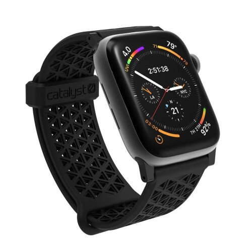 Catalyst Sport Band For 42/44mm Apple Watch with Connector - Stealth Black