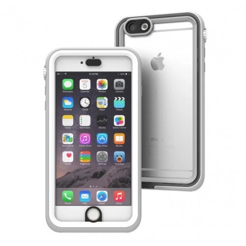 Catalyst Waterproof Case For iPhone 6 Plus - White & Mist Gray