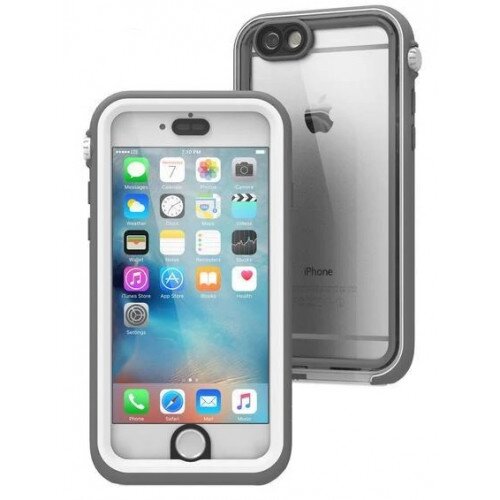 Catalyst Waterproof Case For iPhone 6S - White & Mist Gray