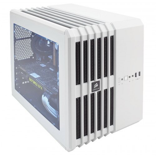 Corsair Carbide Series Air 240 High Airflow MicroATX and Mini-ITX PC Case - Arctic White