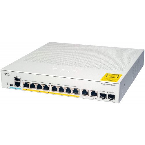 Cisco Catalyst 1000-8FP-E-2G-L Network Switch