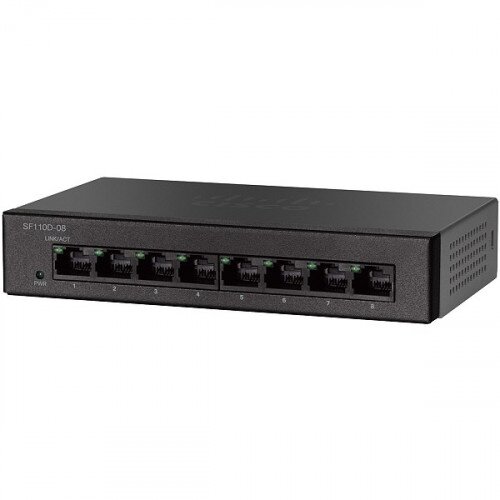 Cisco SF100D-08 8-Port Desktop 10/100 Switch