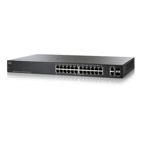 Cisco SF200-24P 24-Port 10/100 PoE Smart Switch