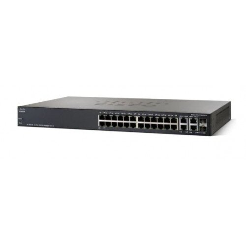 Cisco SF300-24 24-Port 10/100 Managed Switch with Gigabit Uplinks