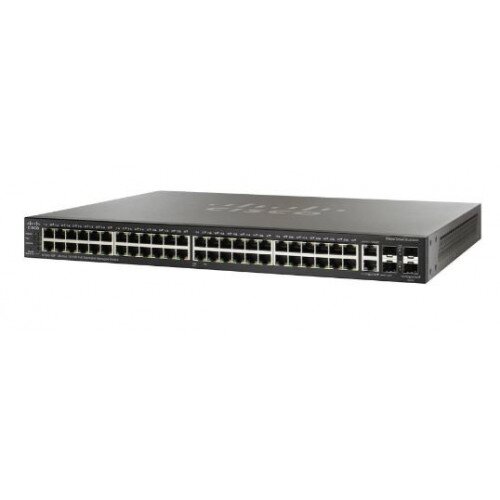 Cisco SF300-48P 48-Port 10/100 PoE Managed Switch with Gigabit Uplinks