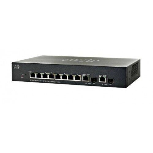 Cisco SF302-08PP 8-Port 10/100 PoE+ Managed Switch