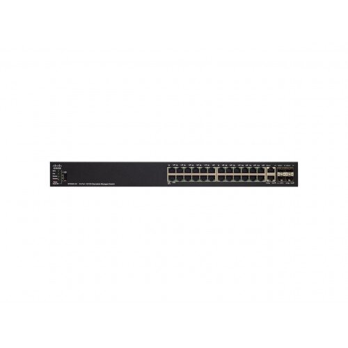Cisco SF550X-24P 24-Port 10/100 PoE Stackable Managed Switch