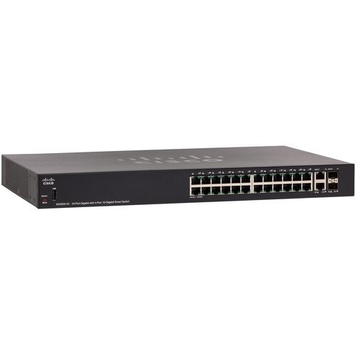 Cisco SG250X-24 24-Port Gigabit with 4-Port 10-Gigabit Smart Switch