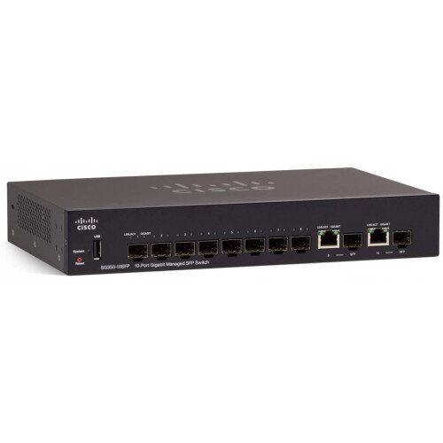 Cisco SG350-10SFP 10-Port Gigabit Managed SFP Switch