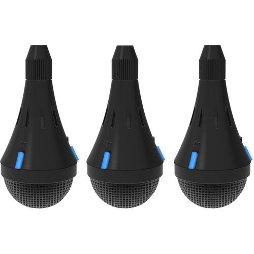 ClearOne Ceiling Microphone 3 Array Analog- X Bundle - 9 Channels - Black